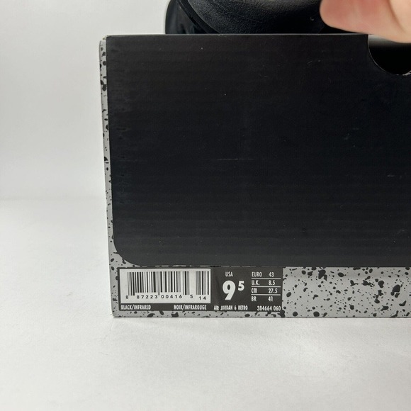 Nike Shoes Air Jordan 6 Retro OG “Black Infrared/Bred” 2019 - Picture 8 of 8